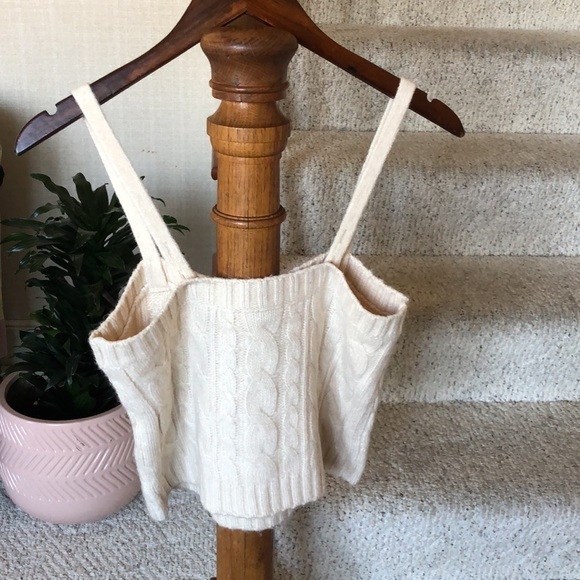 525 America X Revolve Cable Knit Cropped Tank Top - Picture 3 of 14